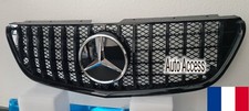 Calandre Mercedes Vito w447 2014 à 2024 Noir avec logo 3D Chrome