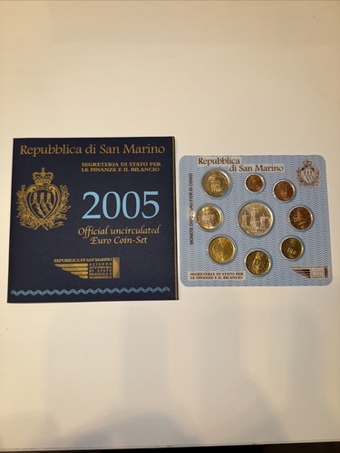 Coffret euros san marin 2005 - euros,