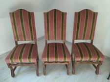 Chaises tissus rayures - rayures,