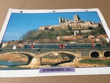 002 Automotrice Z2 1976  Fiche collection ATLAS trains de légende chemin de fer