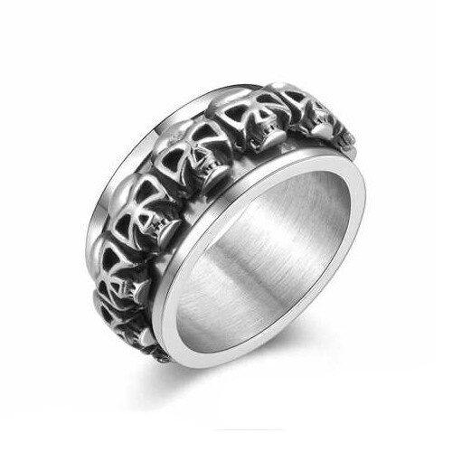 Bague anneau homme - bague, acier