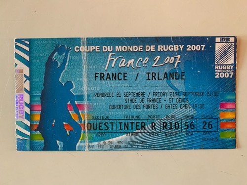 Ticket match rugby world cup - rugby,