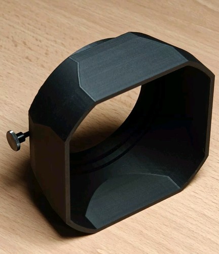 Square lens hood - square, for