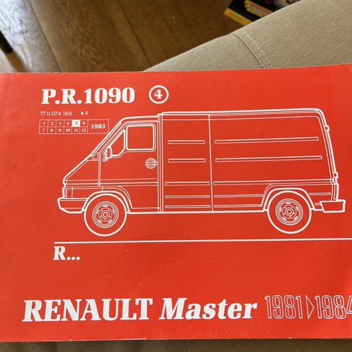 Renault master catalogue - renault, r