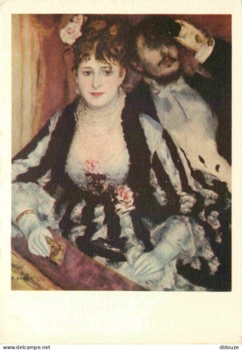 Carte postale art - carte, peinture