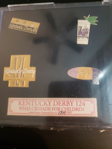 Set kentucky derby pins - set,