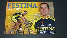 CPA CARTE CYCLISME CICLISMO TOUR FRANCE FESTINA 2001 CYCLING ANGEL CASERO