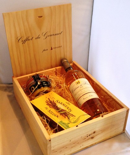 Caisse gourmet bois vin - caisse,