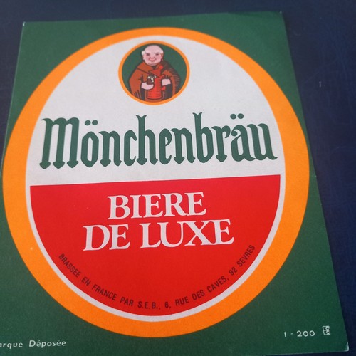 étiquette biere alsace brie - Étiquette,