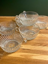 6 tasses à café en verre