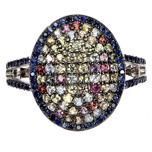 Bague argent sterling - en,