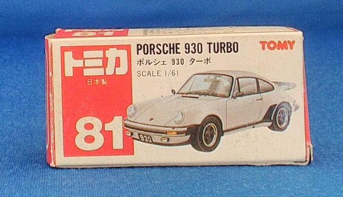 Tomy porsche 930 turbo tomica - 930,