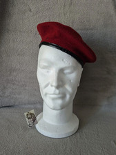 Béret rouge parachutiste Blancq Olibet armée de terre 2003 taille 57 (b)
