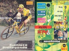 PIANEGONDA, ÉQUIPE POLTI - N.125 - R@R@ CARTE CYCLISME MERLIN 96 - NEUF, ÉDICOLA