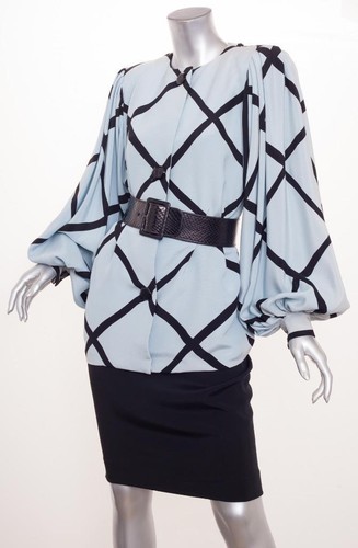 Galanos vintage blue - galanos, blue+black