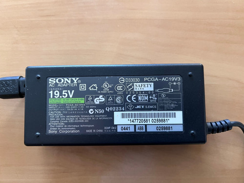 Chargeur sony pcga ac19v3 - chargeur, pcga-ac19v3