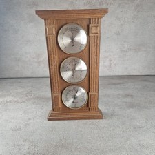 Station météo/Baromètre Vintage en bois