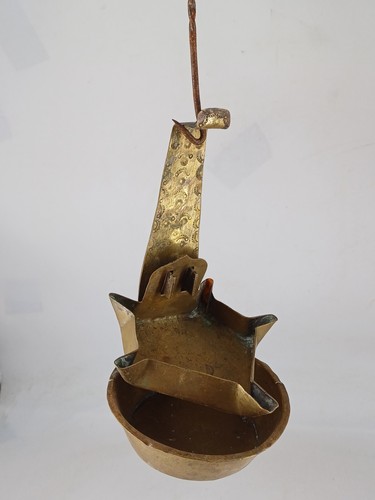 Ancienne lampe huile en - lampe,