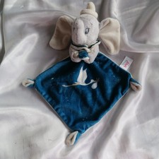 Doudou éléphant Dumbo, gris, bleu, cigogne,  Disney Baby, Nicotoy