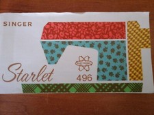 MODE EMPLOI SINGER ORIGINE SINGER STARLETT 496  OCCASION