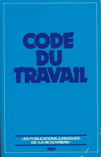 Code travail 1984 - travail,