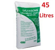 GRANULES D'ESSUYAGE ABSORBANT VEGETAL silures AGREE SAC DE 45 Litres 
