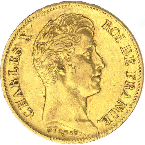 Charles francs 1830 - x-40,