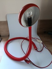 Lampe Articulée COBRA Italie Vintage60/70 Couleur Rouge