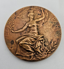MEDAILLE BRONZE SIGNEE GEORGE