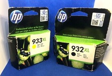 Cartouche d'Encre Imprimante HP 932 XL Black Noir + HP 933 XL Yellow Jaune 2016 
