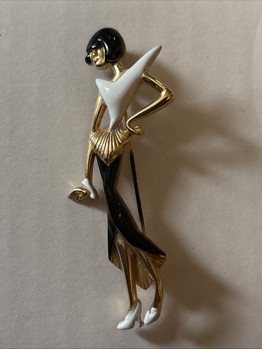 Vintage elegant lady gold tone - vintage, gold-tone