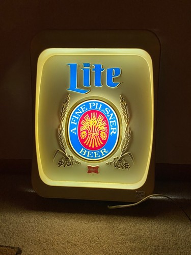 Miller lite lighted beer - miller,