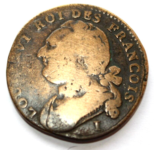 Louis xvi deniers 1792 - xvi,