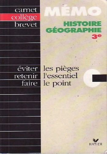 Histoire géographie 3ème - ,