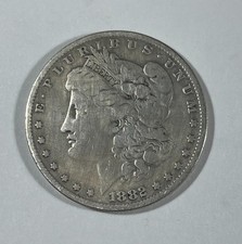 1882-O/S Morgan silver dollar