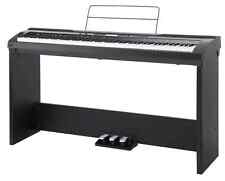 Piano Numerique Stagepiano Electrique 88 Touches USB MIDI AUX Support Set Noir