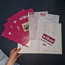 SIBUR 1 43 dossier publicitaire 1987 dinky solido norev