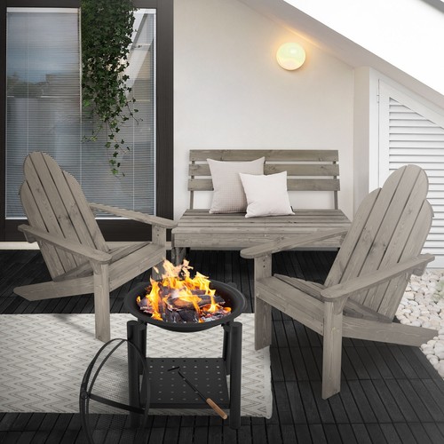 Banc chaise jardin bois - chaise,