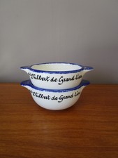 2 Bols à oreilles en faïence