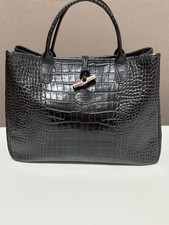 Longchamp Rozo CrocoEmbossed
