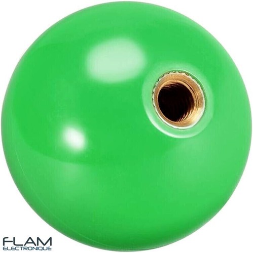 Boule stick vert 6x35mm borne - boule,