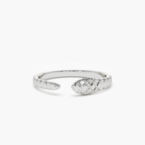 Gold ring white - ,