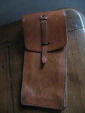 Cartouchière ancienne en cuir " Armée Française" marquée Guerre LORFILLE DECIZE