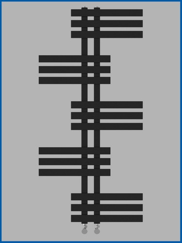 Radiateur design elfie - design, noir