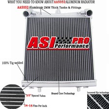 2 Rows Gauche Radiateur Pour