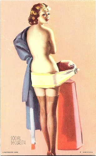 Mutoscope carte pin - carte, pin-up