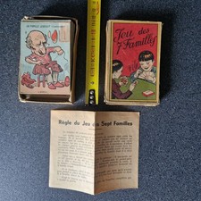 JEU DE  7  FAMILLE ancien