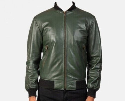 Blouson bomber homme cuir - bomber, en