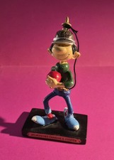 Gaston Lagaffe - figurine Playstoys - Bilboquet casque à pointe - PAS CHER !!