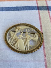 Ancienne Broche Ovale Bijou